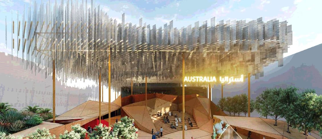 Australian Pavilion Expo 2020 — Infrastructure Civic BIM project by BIMCO Technology