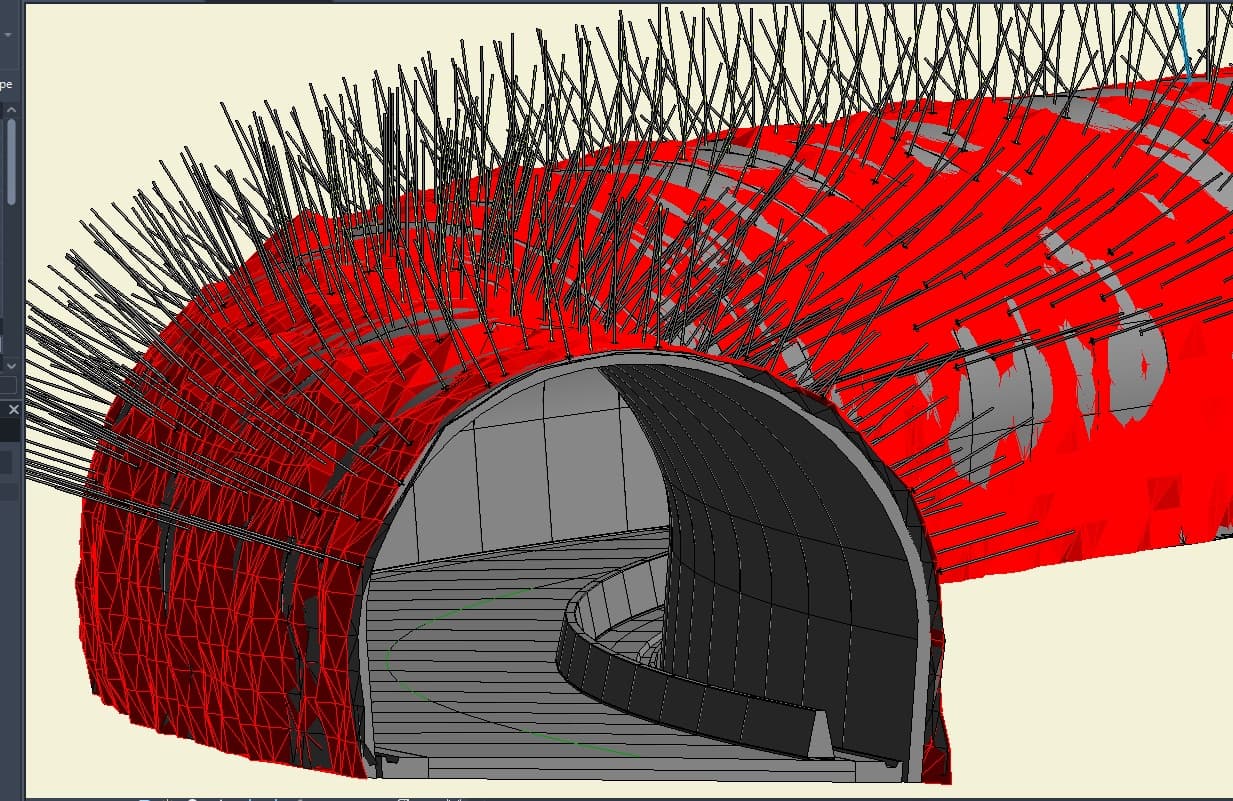 NEOM Blast Tunnel — Infrastructure Civil – Substations BIM project by BIMCO Technology