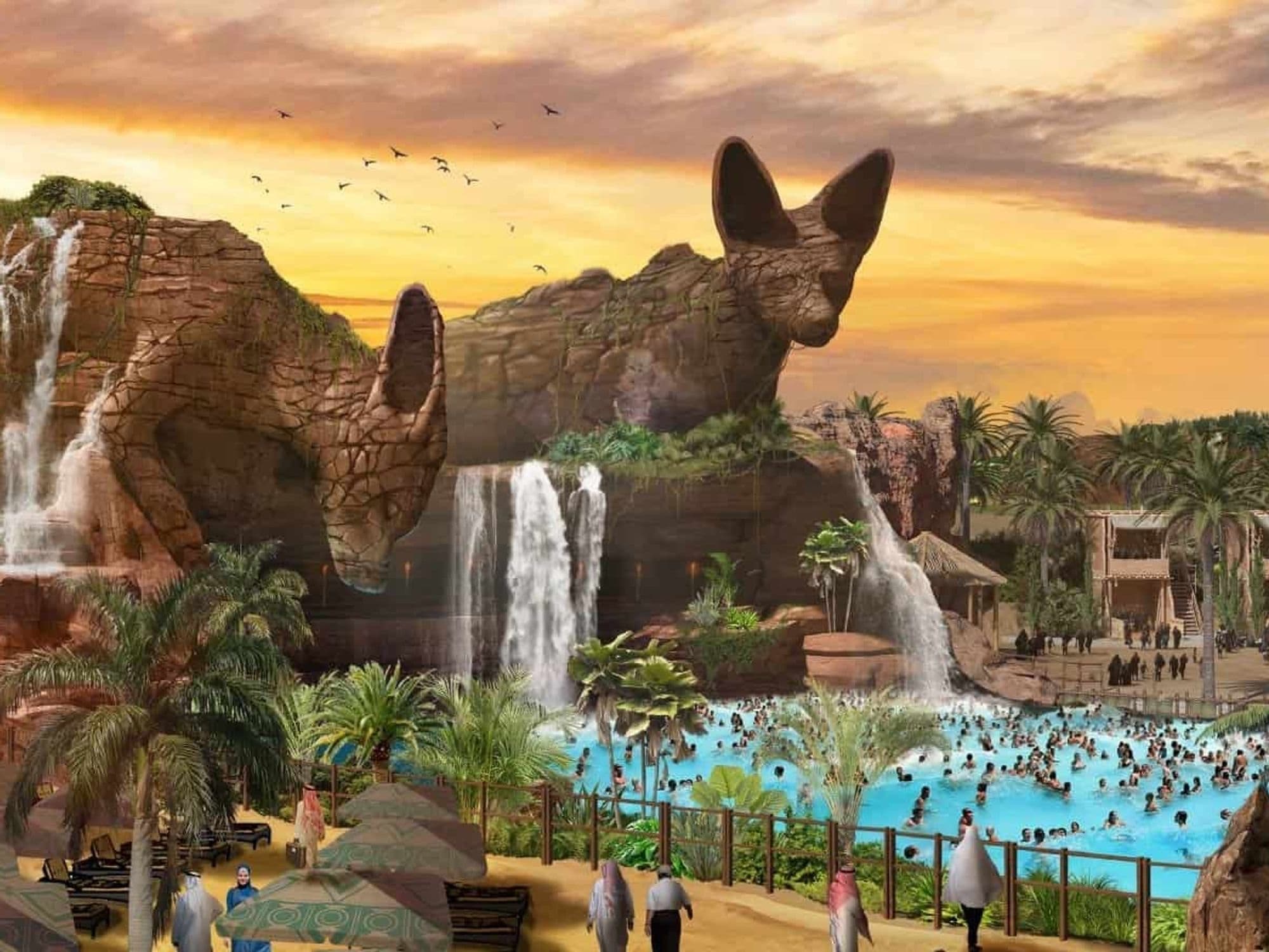 Qiddiya Waterpark, KSA — Infrastructure – Landscape BIM project by BIMCO Technology