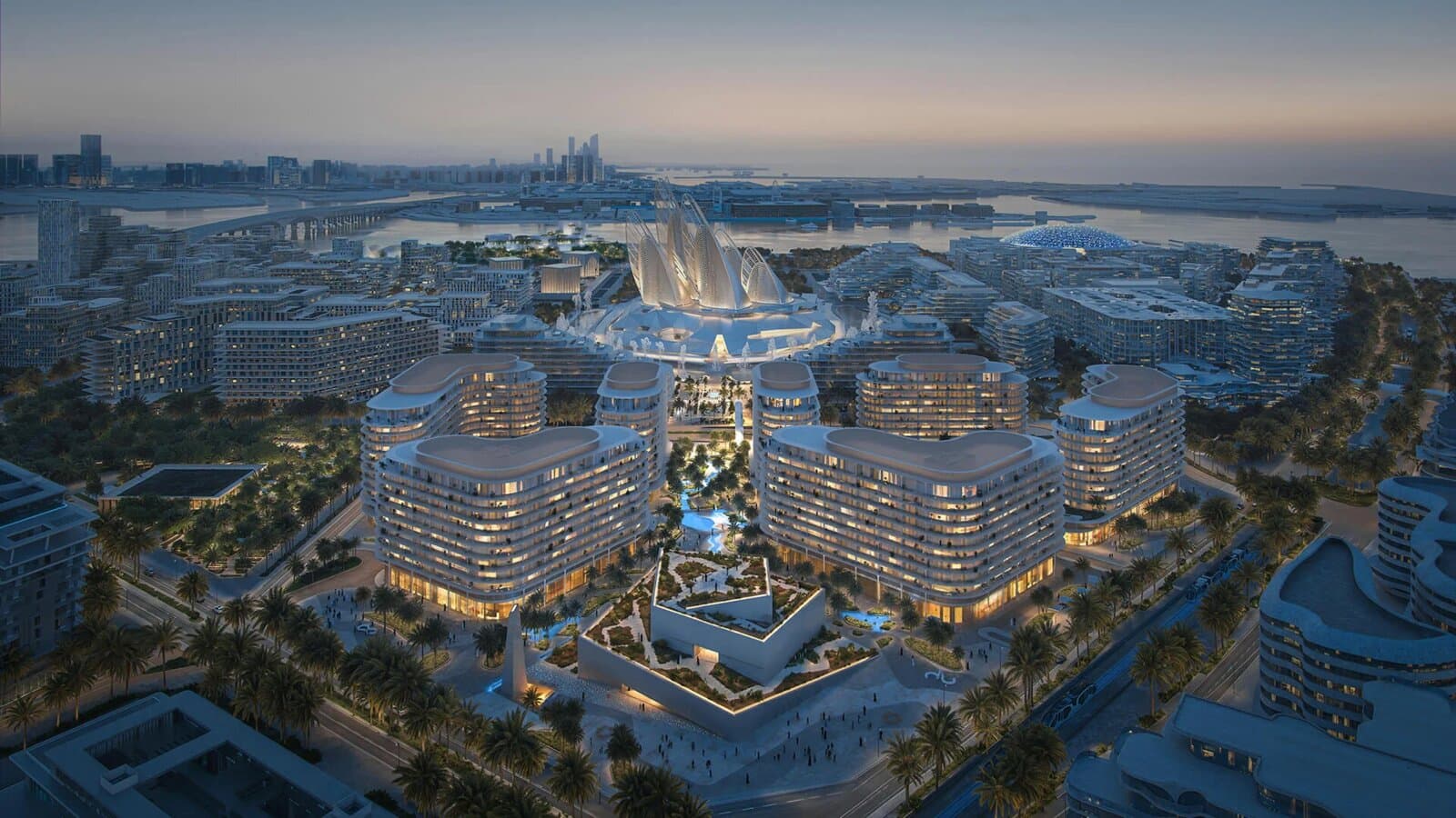 Saadiyat Row by Aldar — Residential Building – Townhouses & Villas BIM project by BIMCO Technology