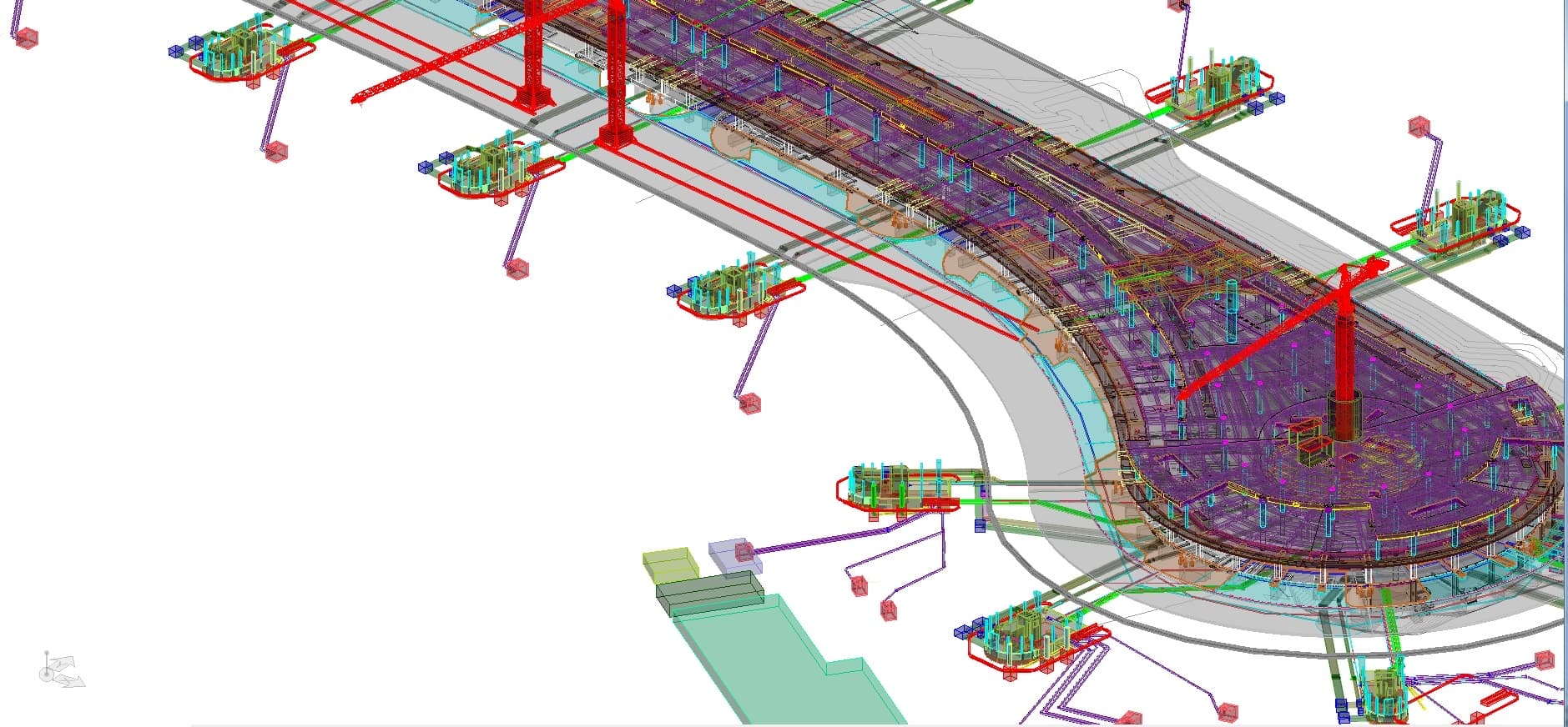 BIM Coordination — MODELLING & COORDINATING BUILDINGS & INFRASTRUCTURE FOR MEGA PROJECTS