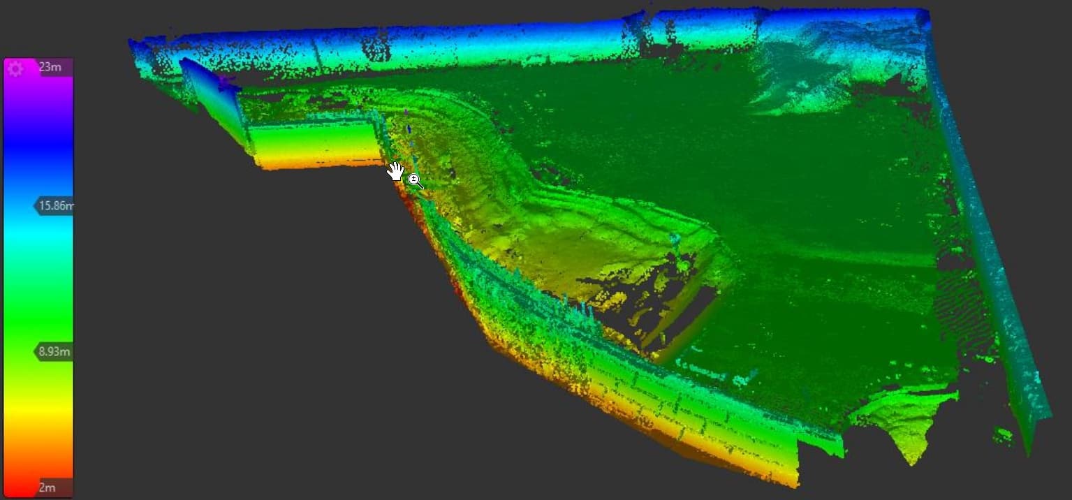 BIM Digital Engineering — LASER SCANNING OF SITE AND PROCESS THE DIGITAL TERRAIN MODEL