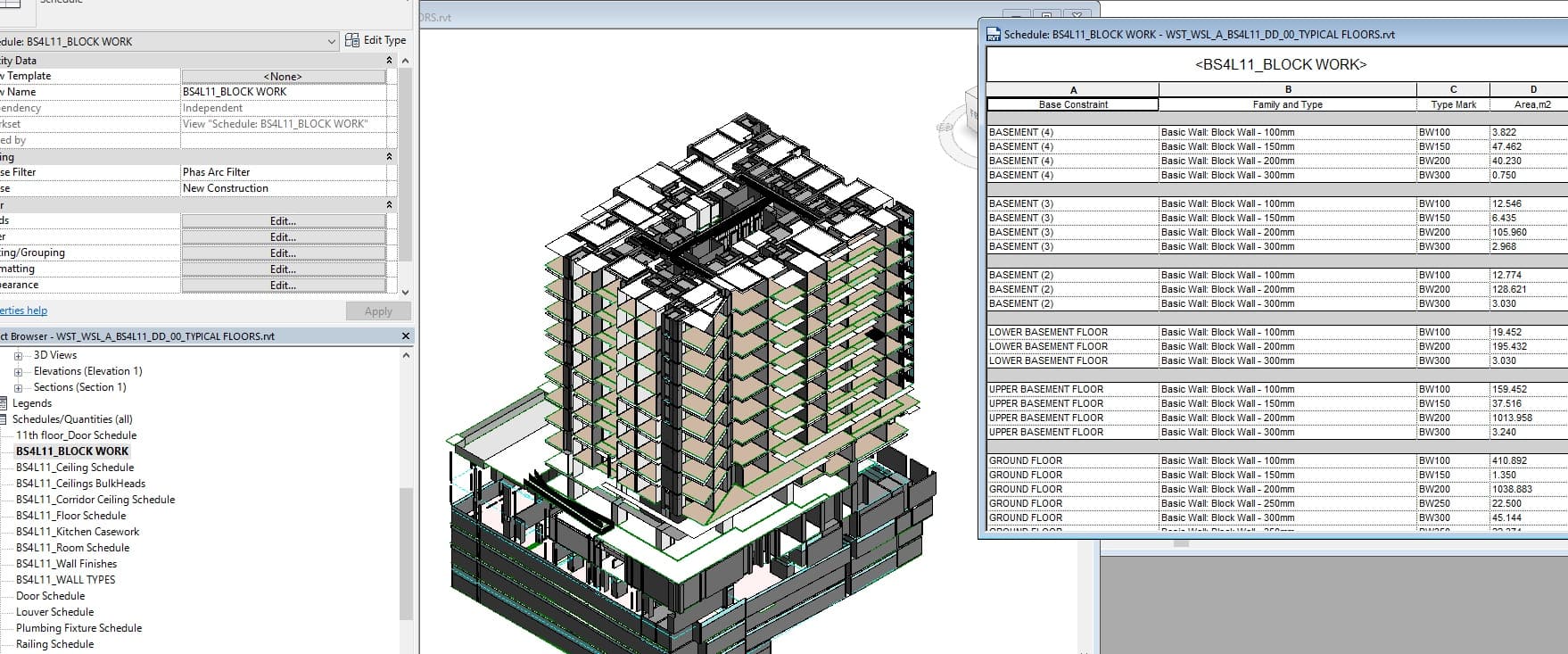 BIM Material Take-Offs, BOQ, 4D & 5D — Material Take-Offs & BOQ Development